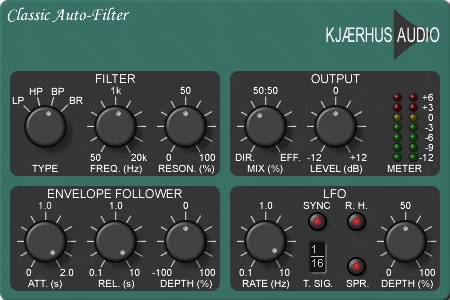 Kjaerhus Audio Classic auto-filter